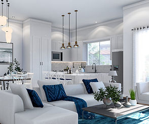Living/Kitchen Rendering