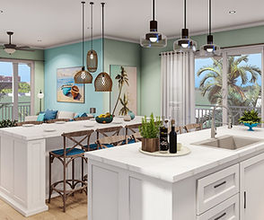 Kitchen/Living Rendering
